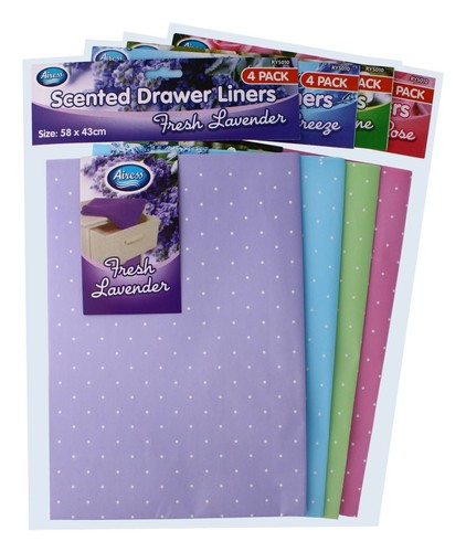 Scented drawer liners - liners, pack