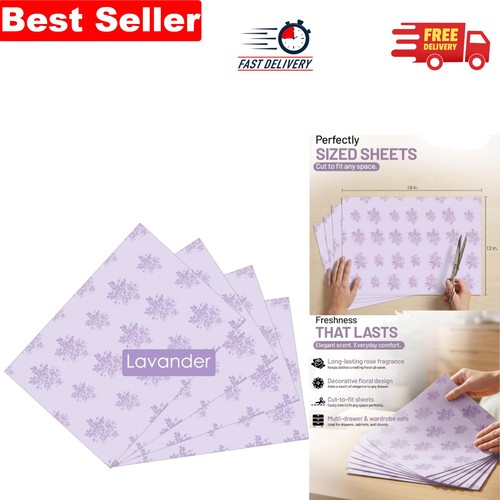 Lavender scented drawer liners - scented,