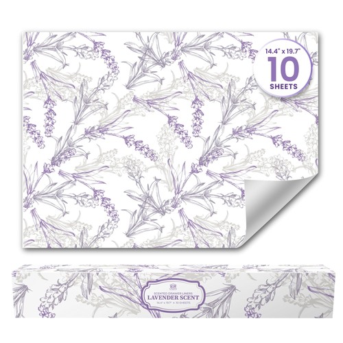 Lavender scented drawer - lavender, liners
