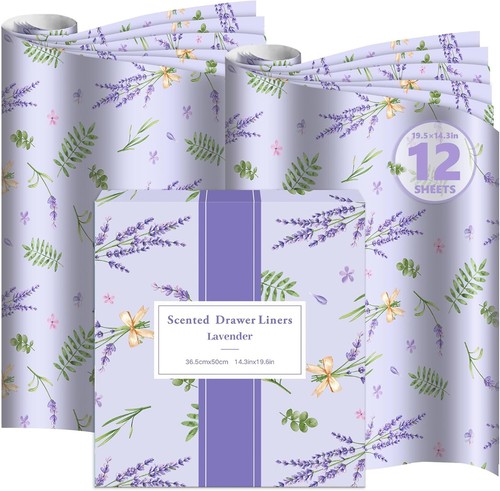 Lavender scented drawer - drawer, liners