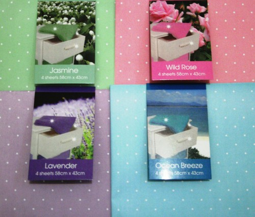Scented drawer liner sheets - scented,