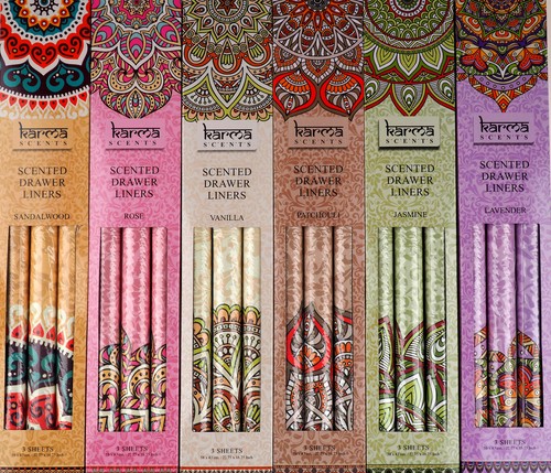 Karma scented drawer liners - scented,