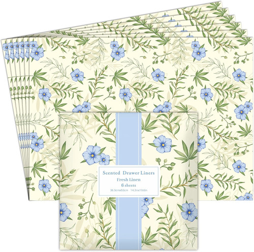 Linen scented drawer liners - linen, liners,